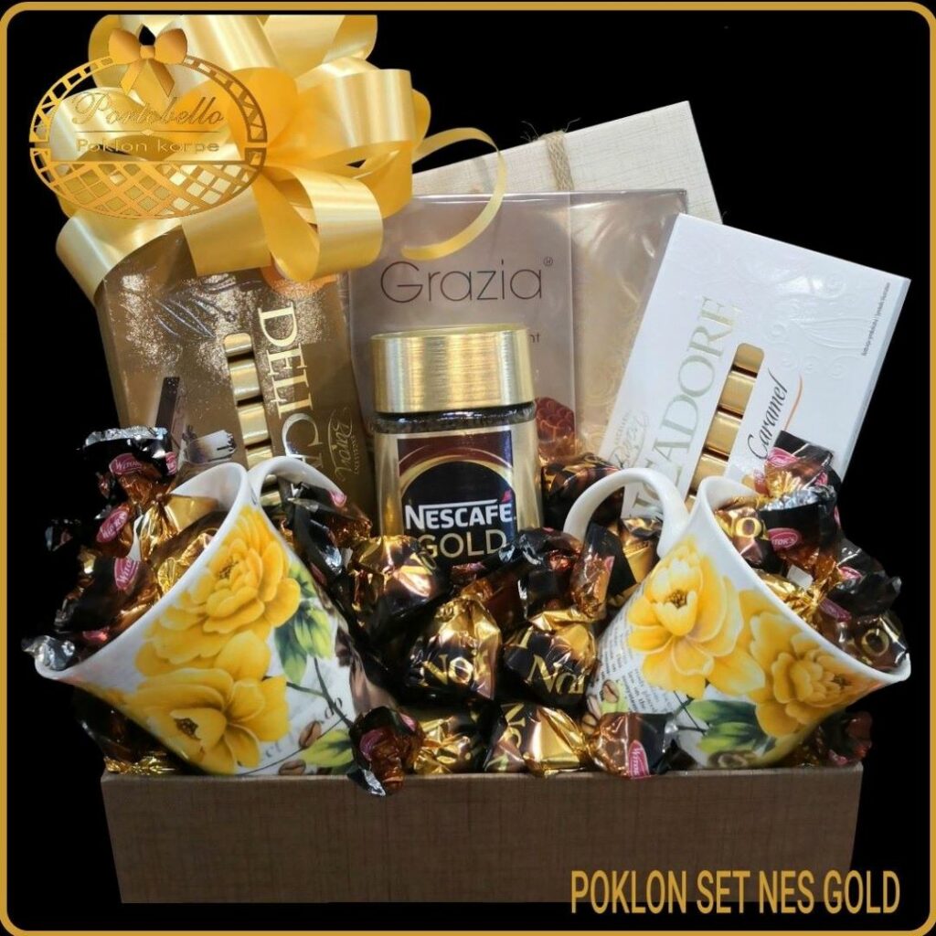 Poklon Set Nes Gold Poklon Korpe Beograd Portobello