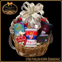 Etno poklon iz Srbije korpa Šumadinac