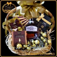 Luksuzan poklon za muškarca korpa Gentleman Jack, Gift basket for men