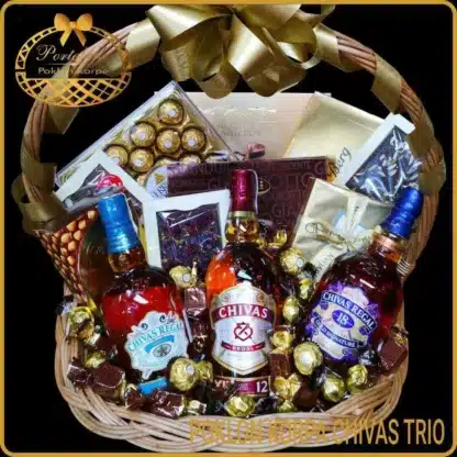 Ekskluzivan poklon za ljubitelje viskija korpa Chivas trio