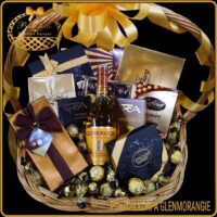 Muški luksuzni poklon korpa Glenmorangie, poklon za ljubitelje malt viskija, gift basket for men
