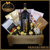 Muški poklon gajbica Grand Sud. poklon sa vinom za godišnjicu, gift boxes for men