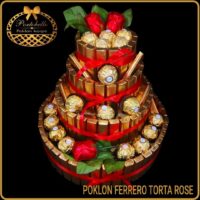Poklon za decu torta Ferrero Rose