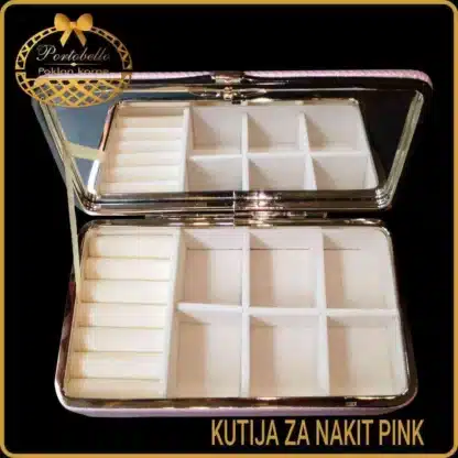 Kutija za nakit Pink otvorena