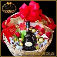 Najlepši ekskluzivan poklon za žene korpa Hennessy Lady, vrhunski luksuzni poklon za rodjendan