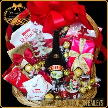 Poklon za novu godinu devojci novogodišnji poklon Baileys, luxurious women's gift for the New Year