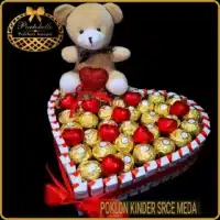 Poklon ljubavi Kinder srce meda, originalan poklon za Dan Zaljubljenih